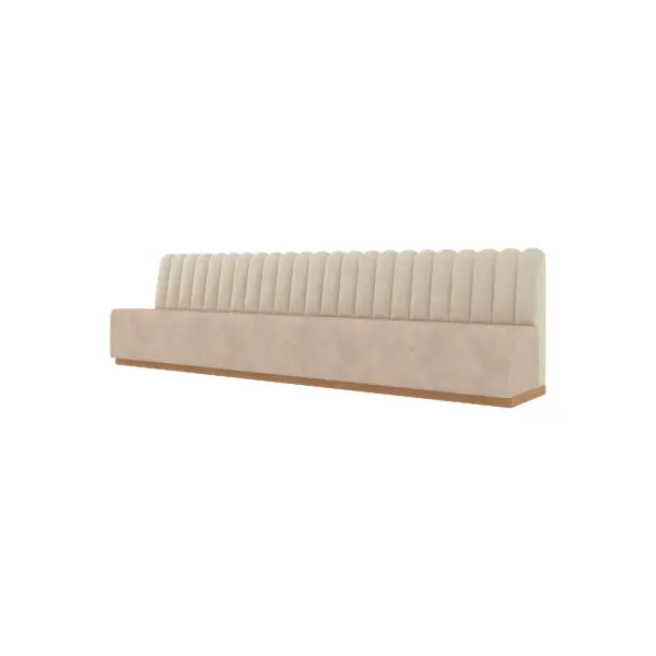 Custom Channeled Banquette