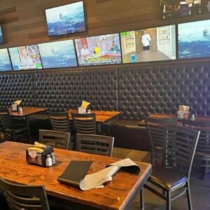 60” backrests booth