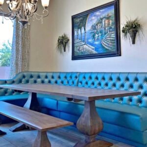 Custom kitchen booth
